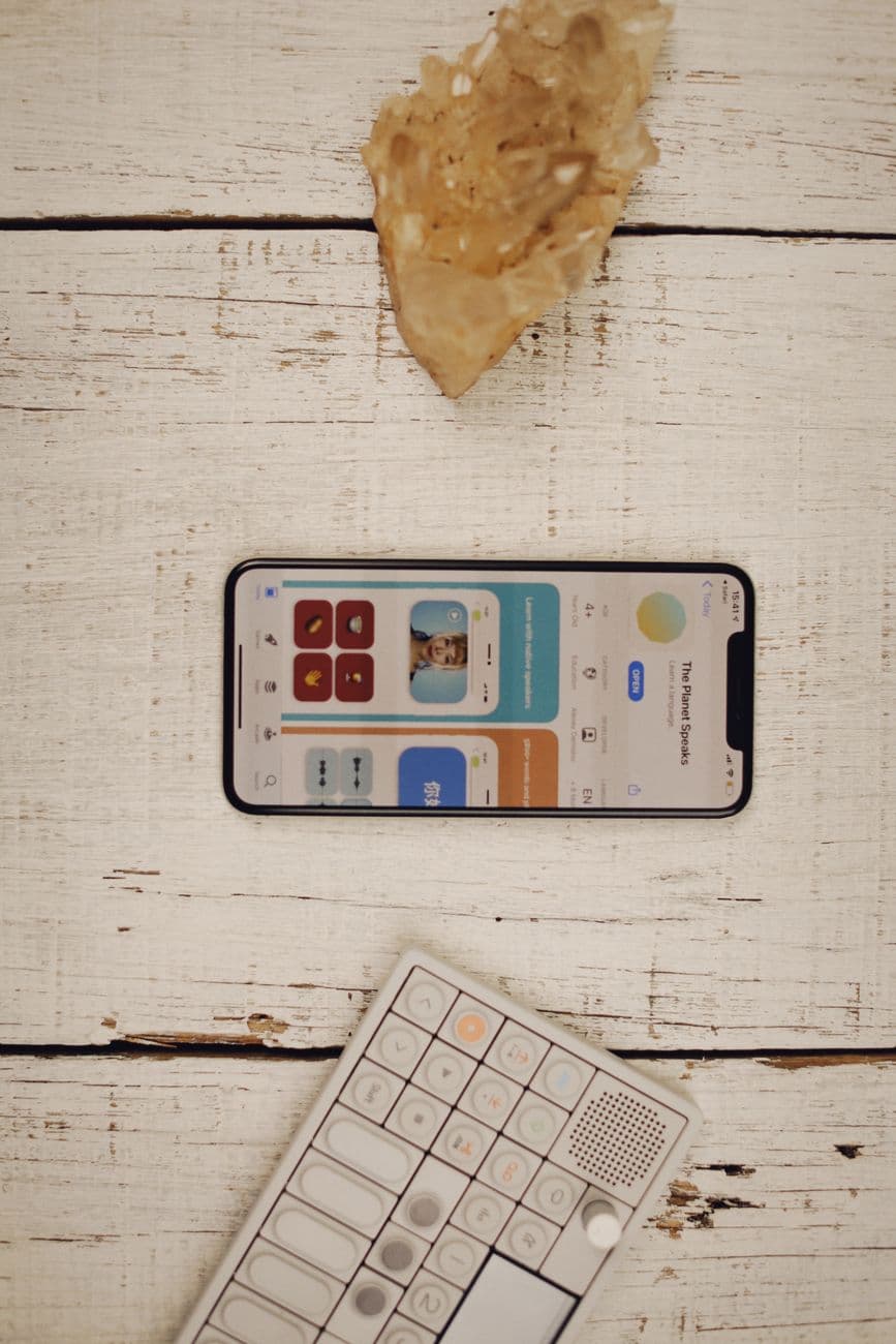 Productivity app screenshot template preview