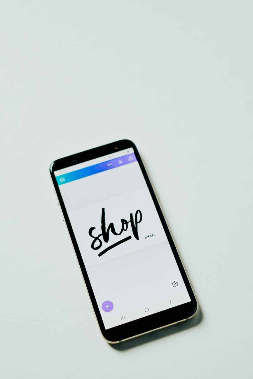 Shopping app screenshot template preview