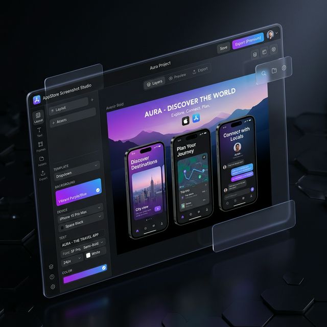 Professional Screenshot Editor Mockup